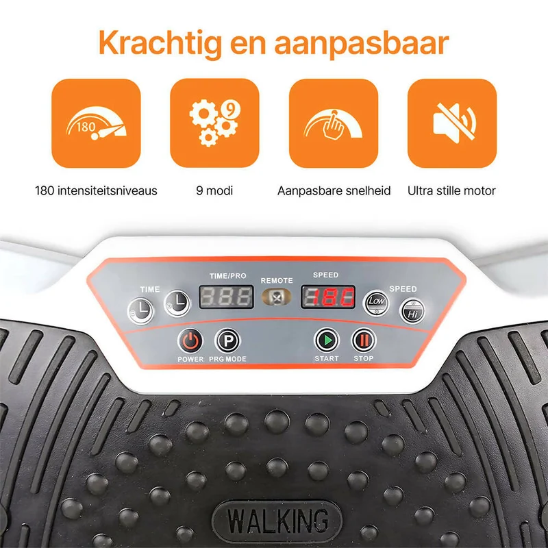 Fitness trilplatform / Verkrijgbaar in wit en zwart / 69 x 39 cm afmeting / Maximaal 150 kg belasting / Geschikt voor beginners