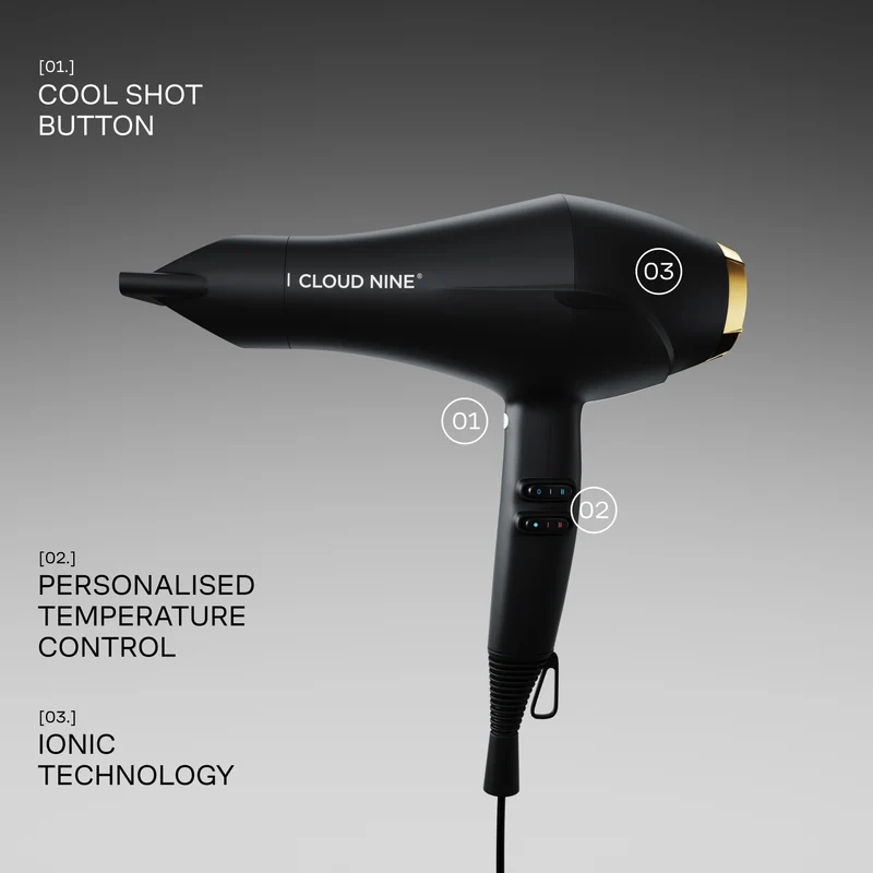 Airshot Haartrockner Gold