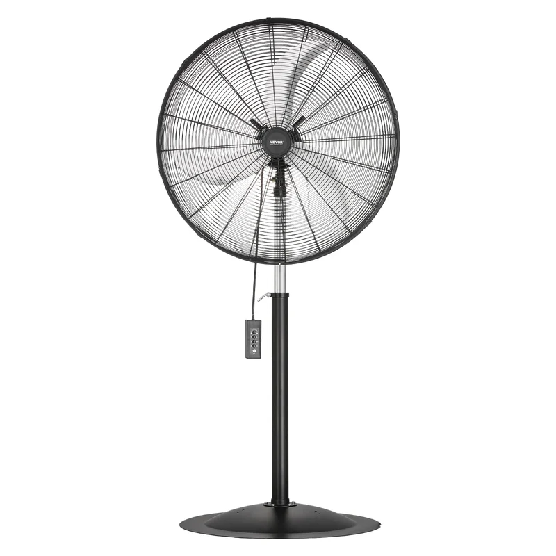 SucceBuy Industrial Oscillating Pedestal Fan With Remote Control