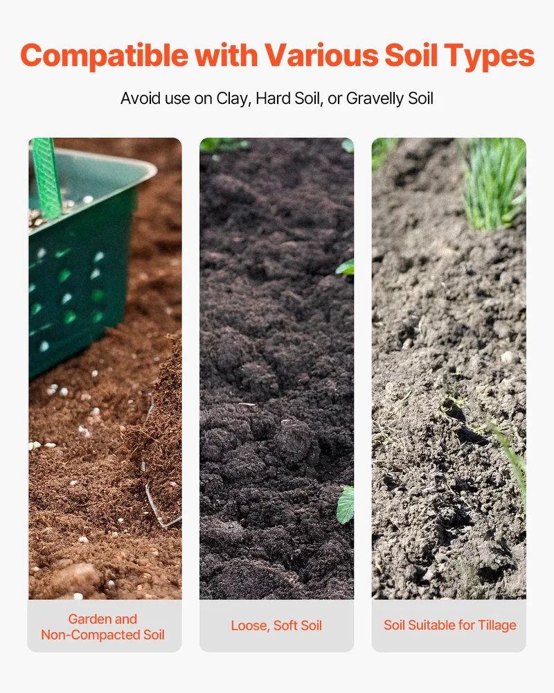 VEVOR Heavy Duty Manual Post Hole Digger for Gardening