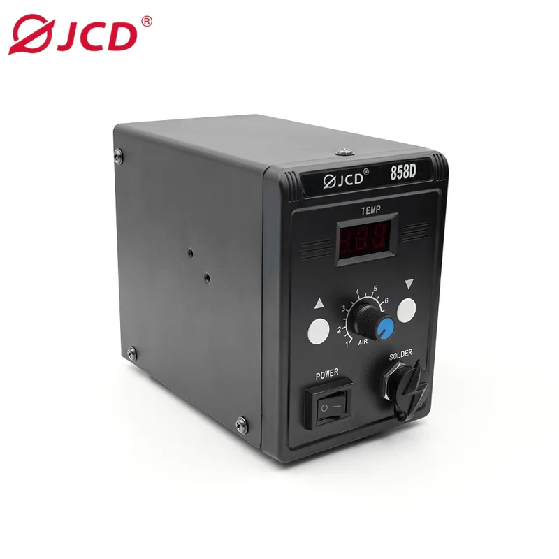 JCD 858D Digital Hot Air Rework Soldering Station for Electronics