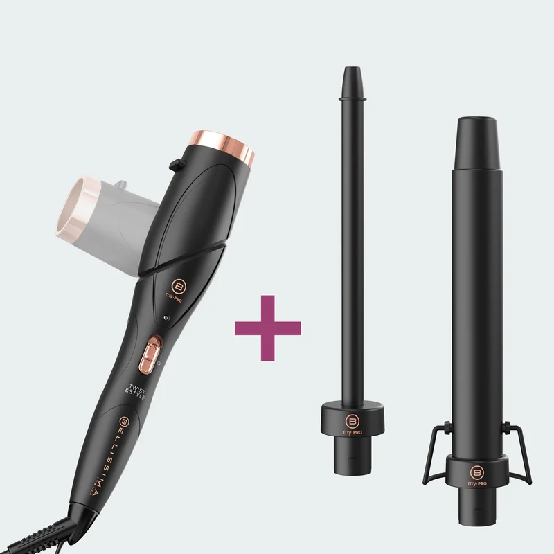 Kit ricci morbidi o stretti con base Twist & Style® e 2 accessori