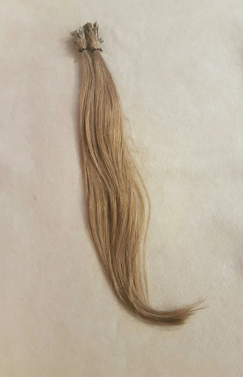 asiatische Strähnen Nr. 8 - aschblond - Länge 60 cm