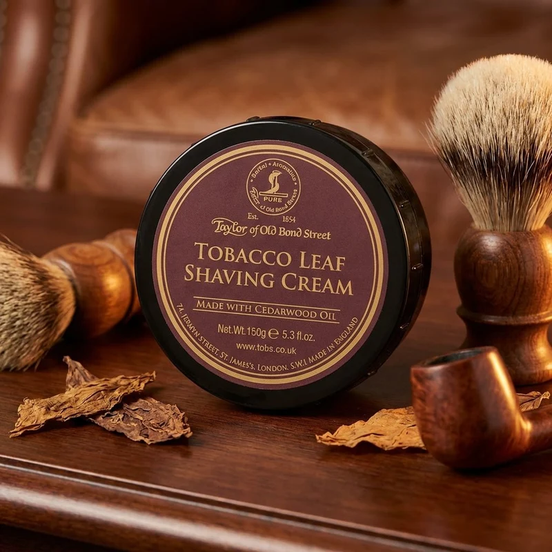 Taylor of Old Bond Street Rasiercreme Tobacco Leaf 150ml