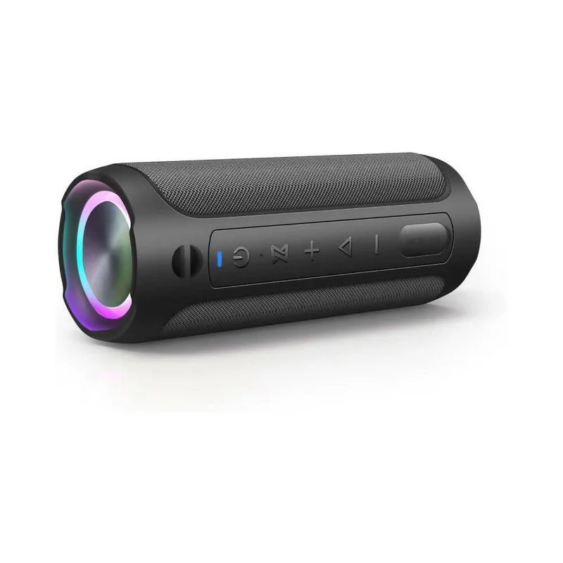 Bluetooth-luidspreker / Krachtig stereogeluid / IPX7 waterdicht / Handsfree-functie / Optioneel LED-lampje / 20 uur batterijduur