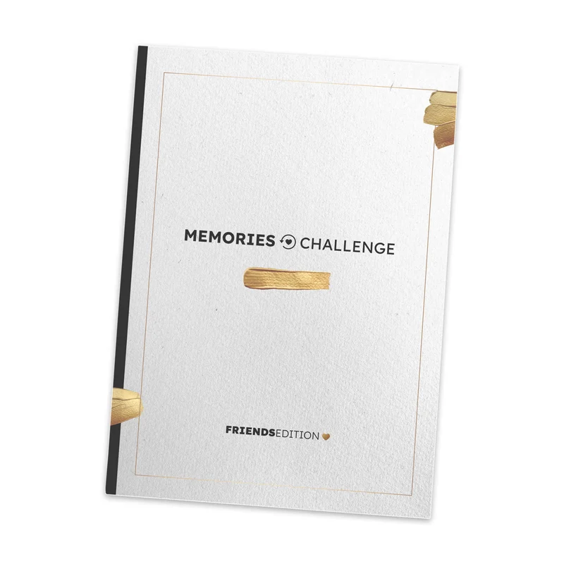 Memories Book für Freunde / Challenge Buch mit über 100 verschiedenen Aufgaben / Erlebnis Fotobuch für garantierte Abenteuer / Friends Edition