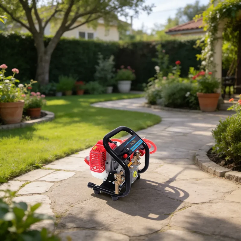 High Pressure Sprayer, Portable Sprayers, Two-Stroke Engine, Garden Agricultural Spraying, Car Washing, Orchard, Adjustable Nozzle, Powerful Durable Performance, Easy Start Machine, Handheld
