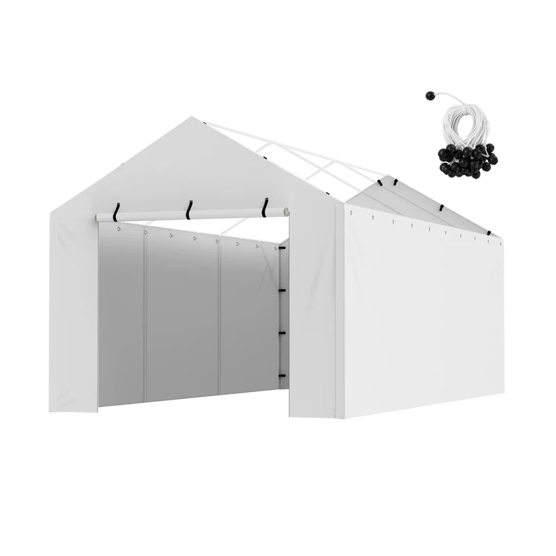SucceBuy Carport Replacement Garage Tent Shelter Tarp Heavy-Duty Waterproof & UV Protected.
