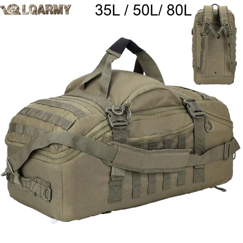 LQARMY Tactical Outdoor Backpack For Hiking Camping And Travel