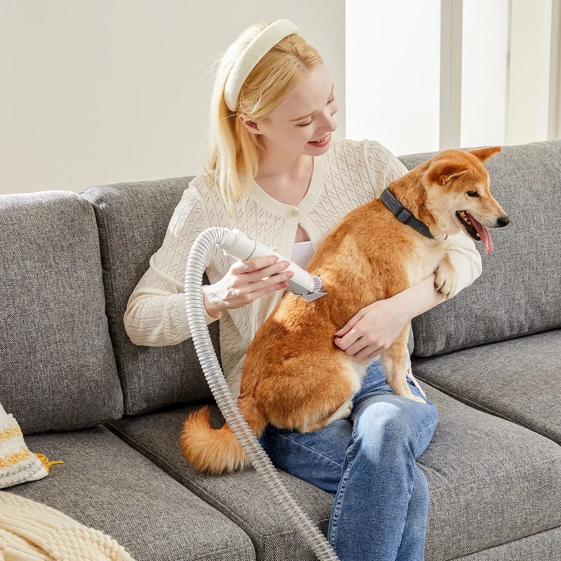 JHK Pet Grooming Vacuum Kit With Cordless Clippers And Tools