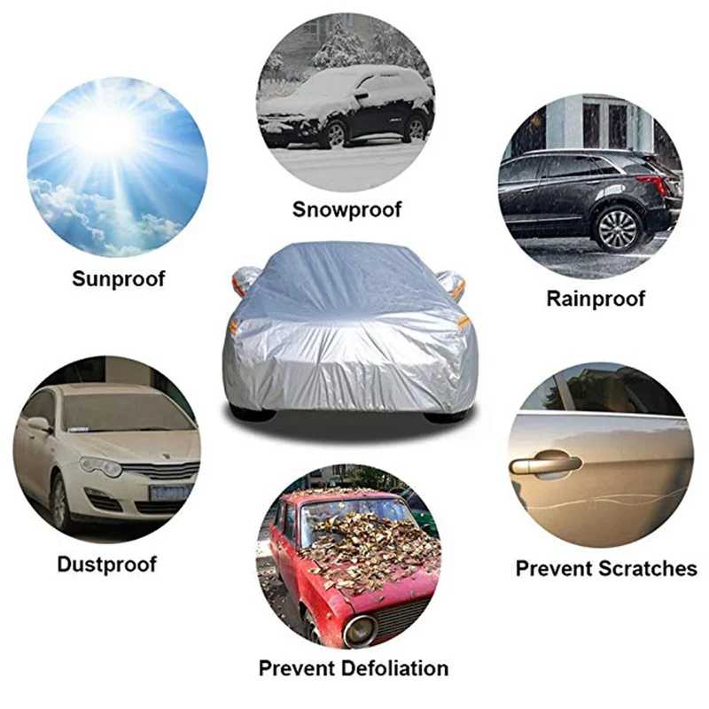 Outdoor Car Cover With UV Dust And Scratch Protection