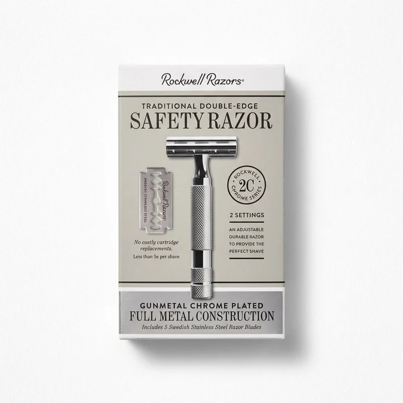 Rockwell 2C Safety Razor Gun Metal