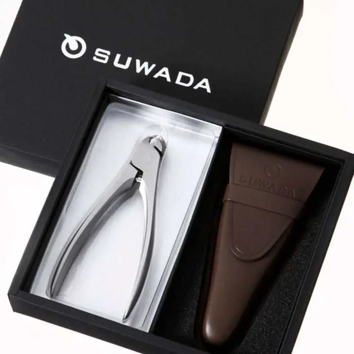 Classic Round Tip Nail Nipper Gift Set with Leather Case