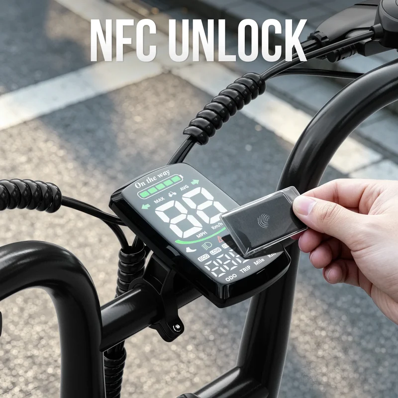 Spacewalk Fat Tire Electric Bike With Removable Battery