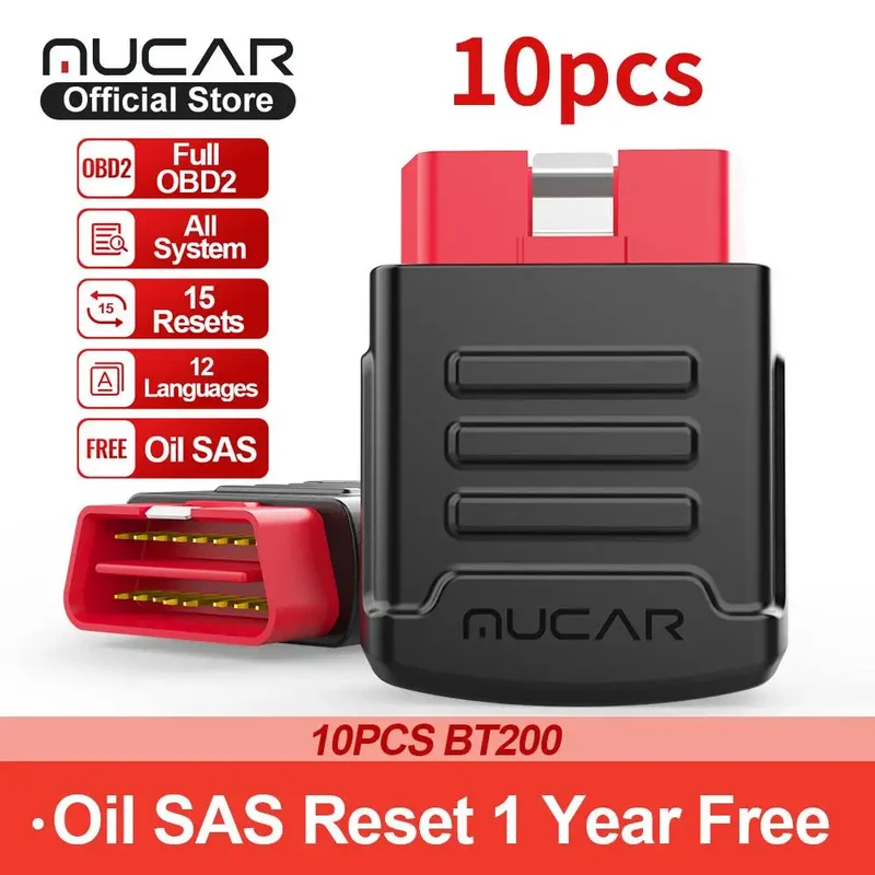 MUCAR BT200 OBD2 Bluetooth WiFi Automotive Diagnostic Scanner