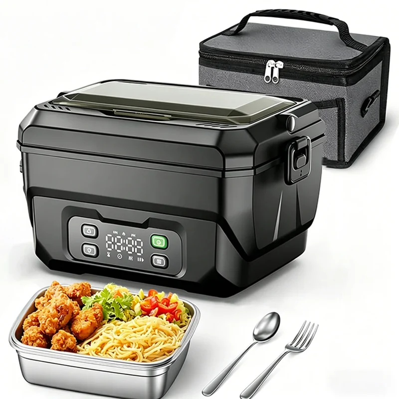 Electric Heating Lunch Box USB Warmer With Display Screen