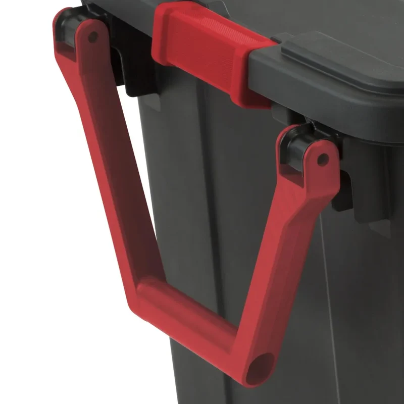 Sterilite Wheeled Industrial Plastic Storage Container For Garage
