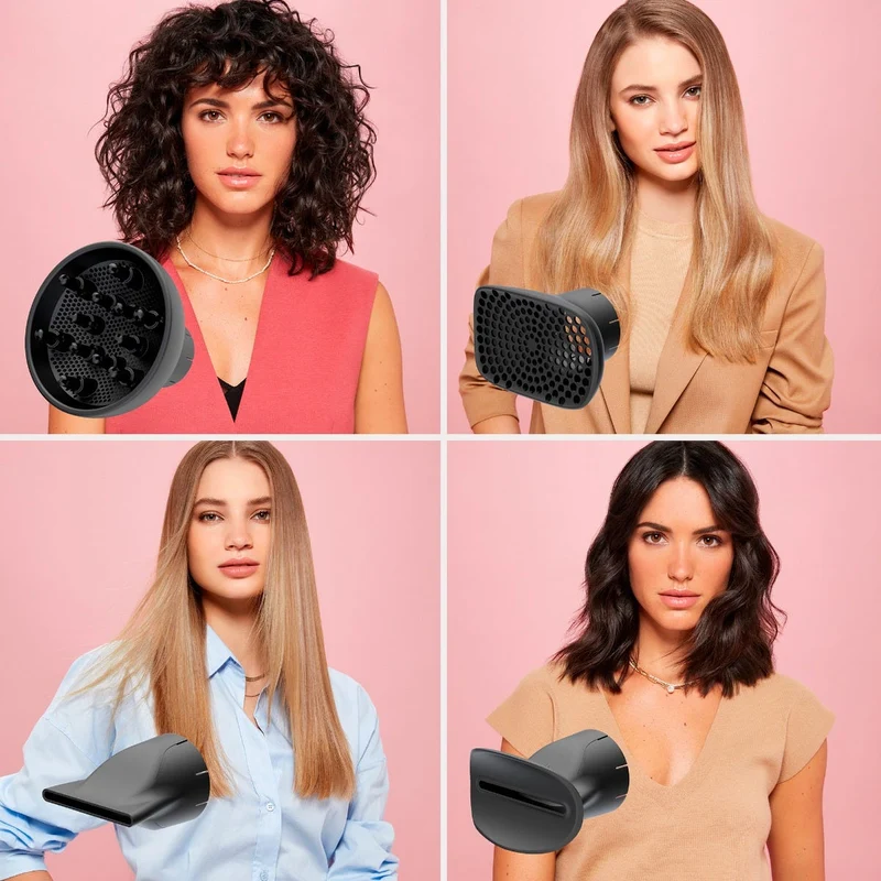 Asciugacapelli professionale con accessori Creativity 4 You®