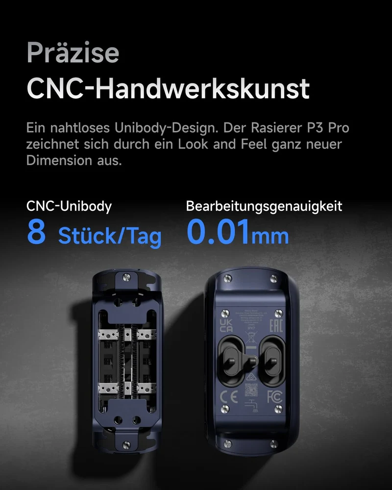 Laifen P3 pro Elektrorasierer Geschenkset Pflege-Set Premium