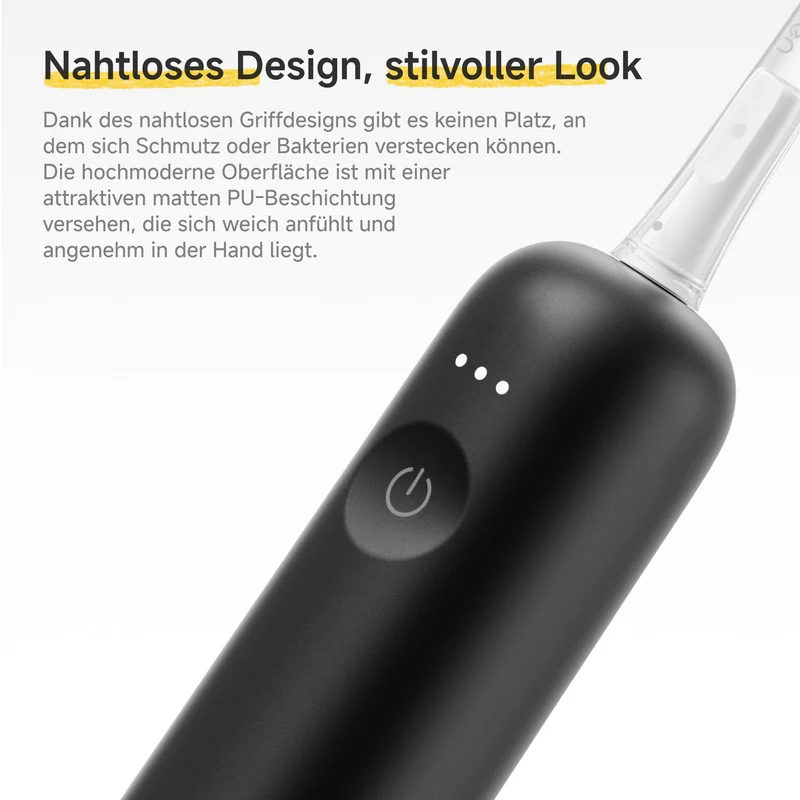 Laifen Wave Spezial Elektrische Zahnbürste mit 2 Bürstenköpfe und Reisetasche