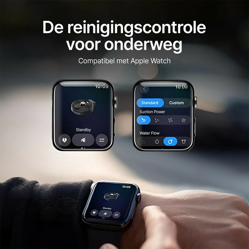 Robotstofzuiger met 8.000 Pa / Specialist voor dierenharen / LiDAR-navigatie / 3-in-1 stofzuigen & dweilen / Meerdere kaarten / App- & spraakbesturing