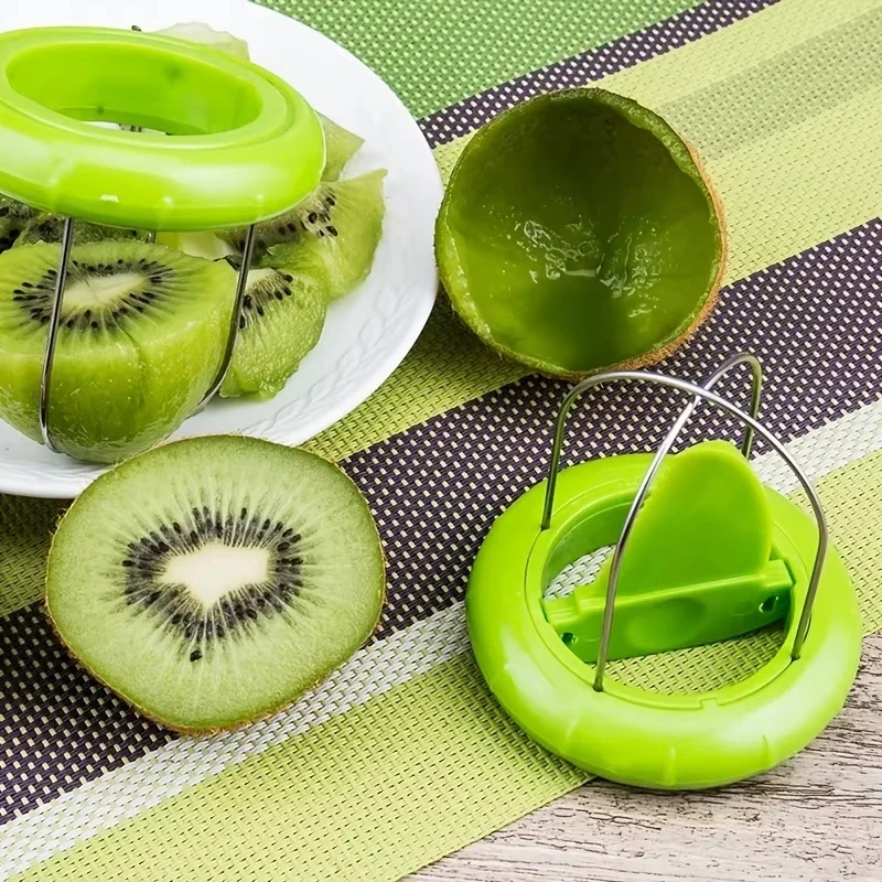 Stainless Steel Kiwi Peeler And Fruit Slicing Kitchen Tool