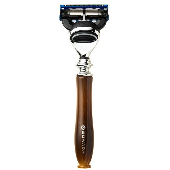 Safety Razor - Brown & Cream